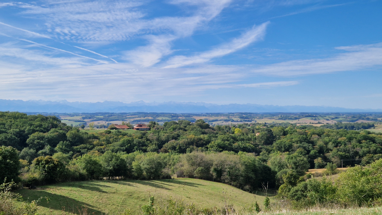 Vue sur les Pyrénées