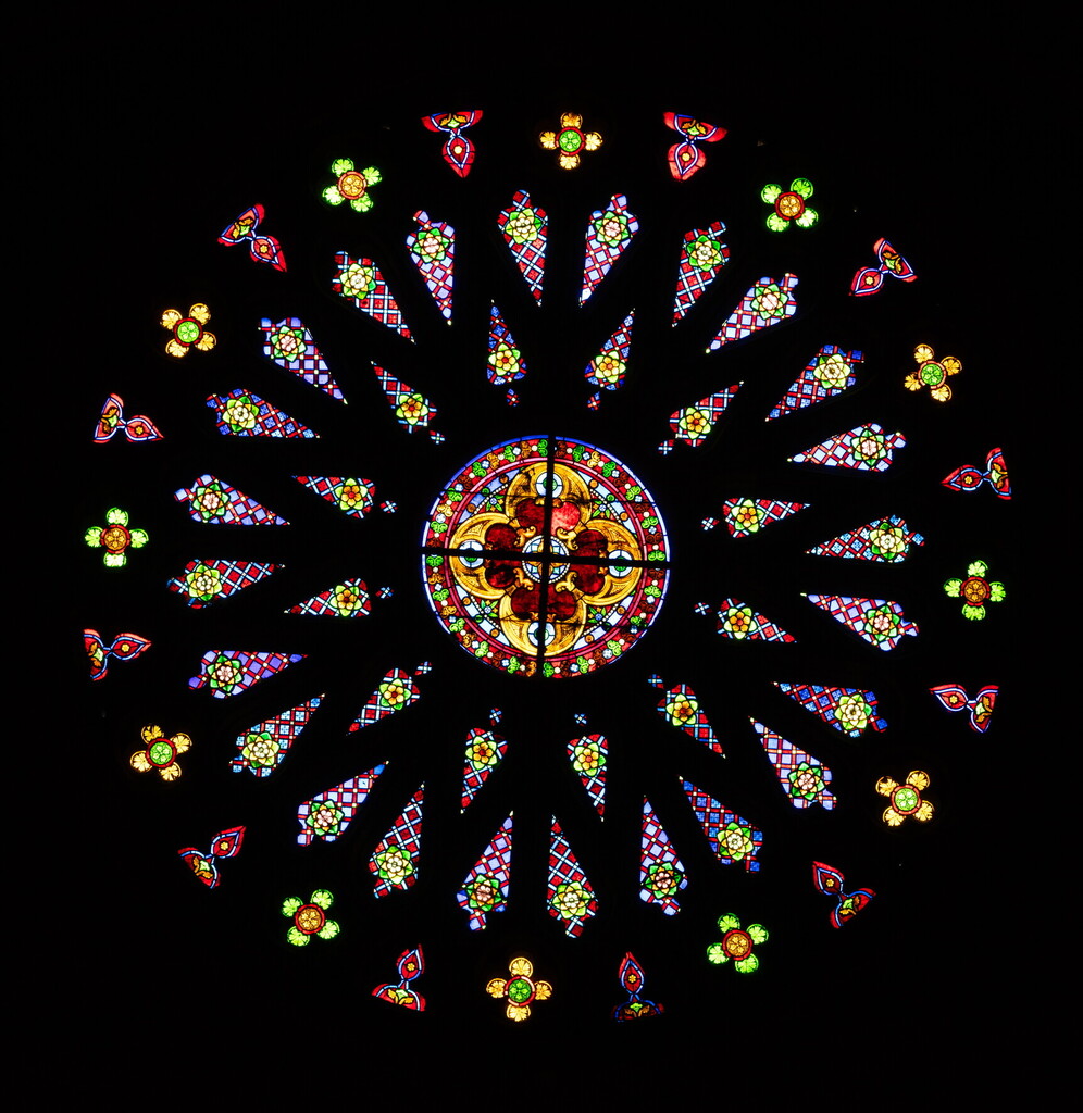 rosace église Sainte-Marie Mirande